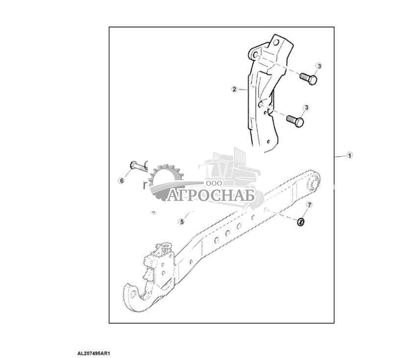 Оборудование, блок поперечного перемещения, без SCV 